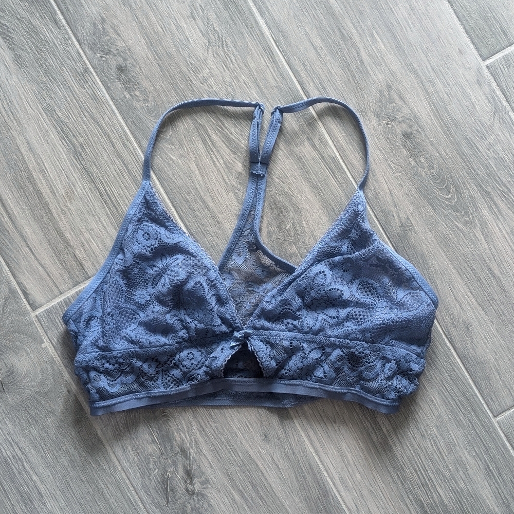 Aerie Longline Cut Out Racerback Lace Bralette